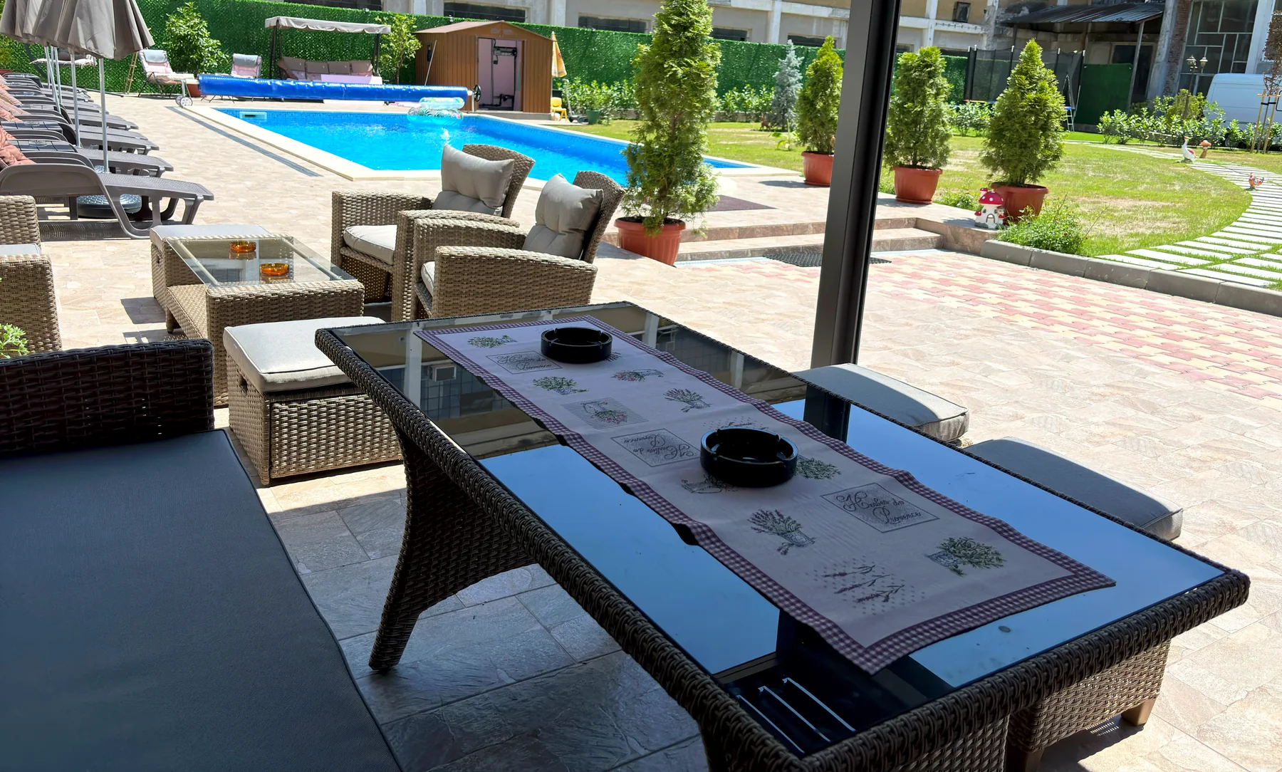 Outdoor relaxation area